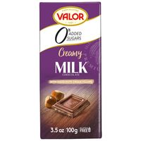 VALOR Milk Chocolate with Hazelnut Cream Sugar Free